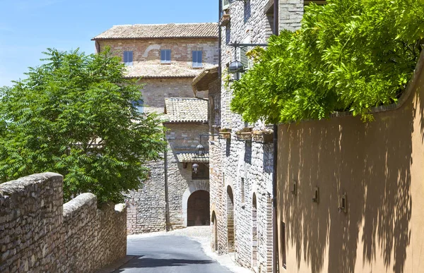Italien Umbrien Assisi Arkitekturer Från Stadens Gamla Landet — Stockfoto