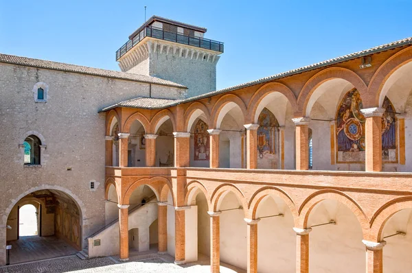 Spoleto Italië Mei 2009 Weergave Van Binnenkant Van Het Albornoziana — Stockfoto