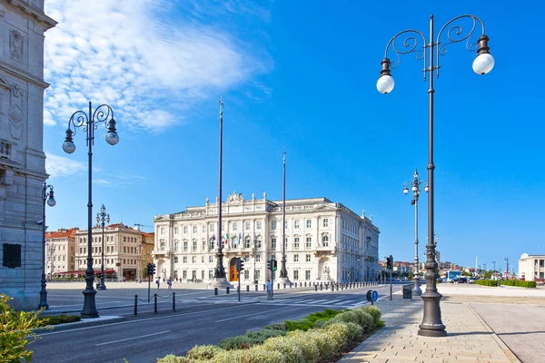 Talya Trieste Citta Vecchia Mahallesinin Renkli Mimarileri — Stok fotoğraf