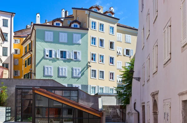 Itália Trieste Arquiteturas Coloridas Bairro Citta Vecchia — Fotografia de Stock