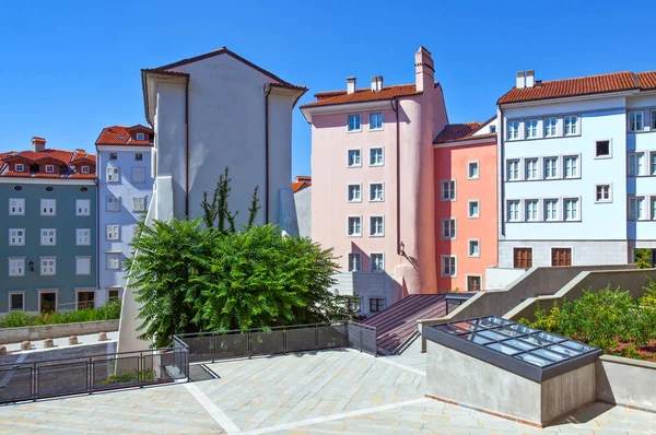 Italy Trieste Colorful Architectures Citta Vecchia Quarter — Stock Photo, Image