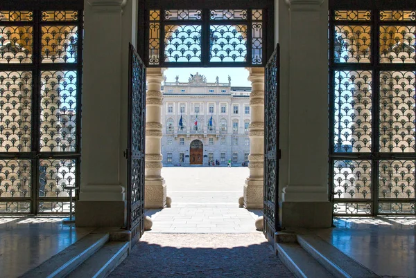 Italien Trieste Die Bunten Architekturen Des Citta Vecchia Viertels — Stockfoto