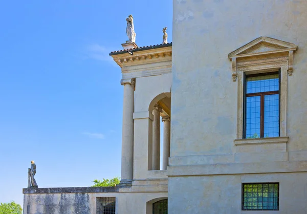 Vicenza, İtalya - 9 Mayıs 2011: Deiail ve Villa La Rotonda mimar Andrea Palladio tarafından.