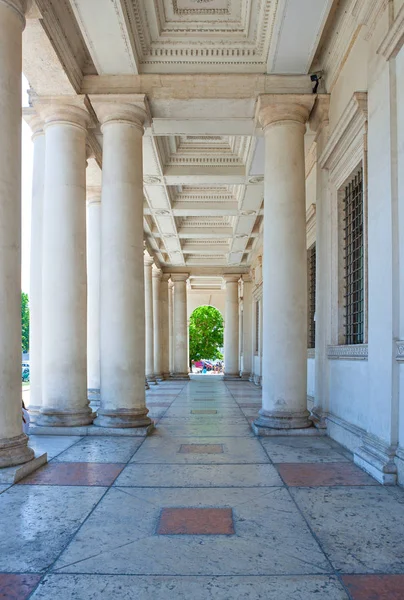 Vicenza Italië Mei 2011 Portico Van Het Paleis Chiericati Door — Stockfoto