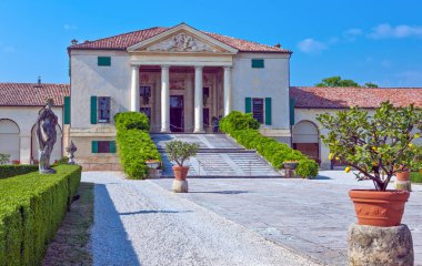 Fanzolo Di Vedelago, İtalya - 8 Mayıs 2011: mimar Andrea Palladio tarafından tasarlanan villa Emo,
