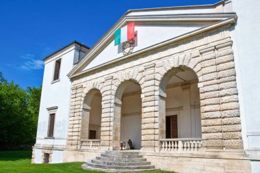 Ashford Di Lonigo, İtalya - 9 Mayıs 2011: Villa mimar Andrea Palladio tarafından tasarlanan Pisani,.