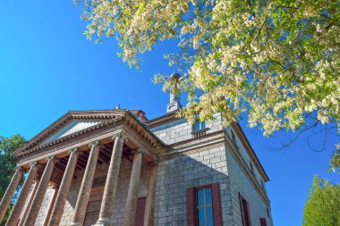 Malcontenta Di Mira, İtalya - 10 Mayıs 2011: Villa Foscari (La Malcontenta da bilinir), mimar Andrea Palladio tarafından yapılmış.