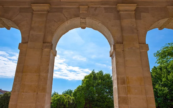 Bagnolo Lonigo Maggio 2011 Veduta Sul Giardino Dalla Loggia Villa — Foto Stock