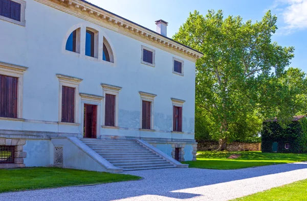 Bagnolo Lonigo Włochy Maja 2011 Tylnej Elewacji Villa Pisani Architekta — Zdjęcie stockowe