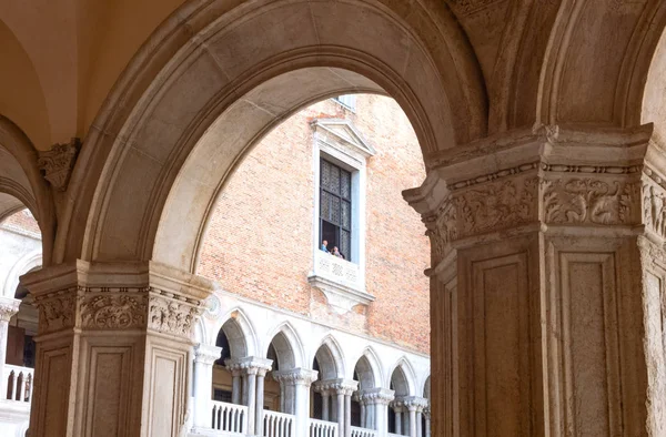 Venice Italië September 2017 Weergave Van Het Hertogelijke Paleis Van — Stockfoto