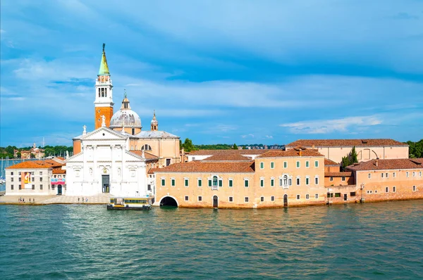 Venecia Italia Julio 2017 Abadía San Giorgio Maggiore Diseñada Por — Foto de Stock