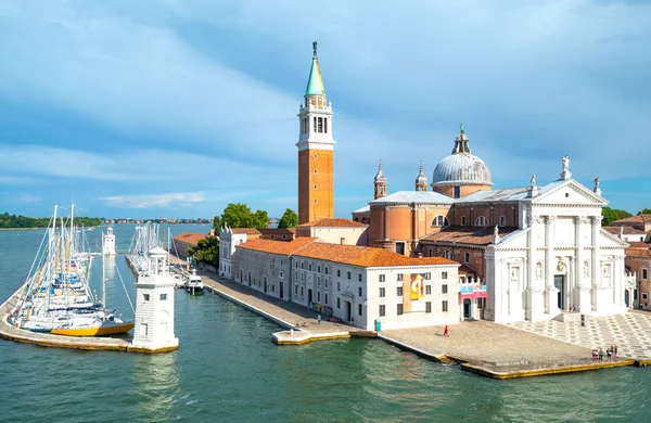 Venecia Italia Julio 2017 Abadía San Giorgio Maggiore Diseñada Por — Foto de Stock