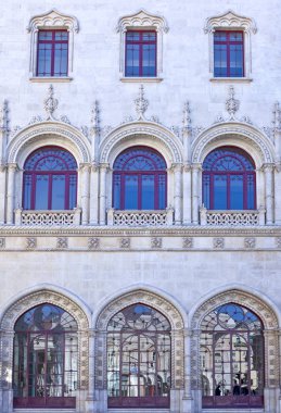 Lizbon, Portekiz, Rossio Tren İstasyonu Sarayı