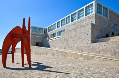 Lisbon, Portekiz - 25 Mart 2009: Belem Kültür Merkezi