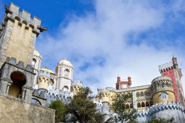 Sintra, Portekiz - 26 Mart 2009: Palacio Da Pena
