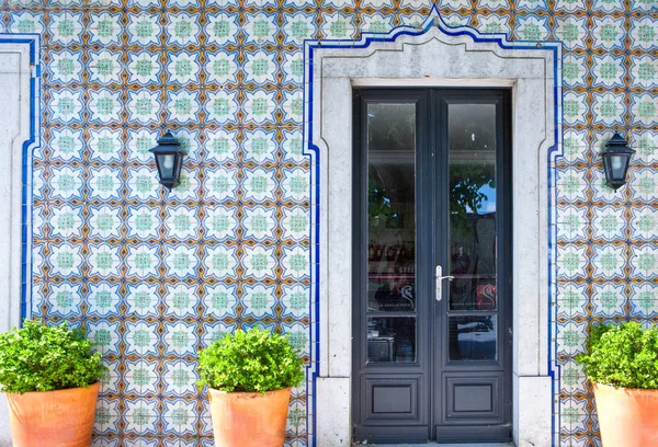 Porugal Sintra Fachada Uma Casa Tradicional Cidade Velha — Fotografia de Stock