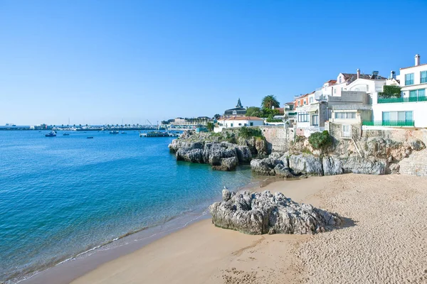 Portugal Cascais Udsigt Til Havet Fra Fiskerlandsbyen - Stock-foto