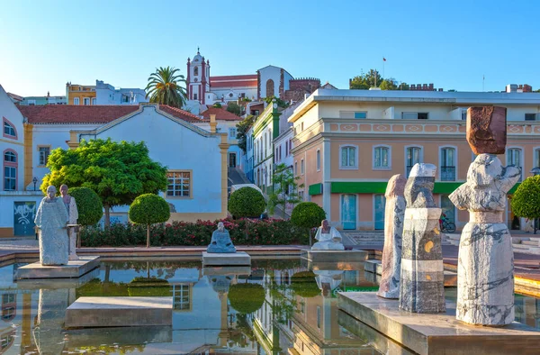 Portugal Algarve Silves Islamic Fountain Old Town — Stock Photo, Image