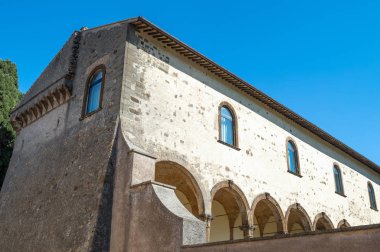 Yunan Abbey St Nilo görünümünü Grottaferrata, İtalya