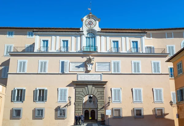 Castelgandolfo Talya Nisan 2017 Aposolic Sarayı Yaz Papa Ana Cephe — Stok fotoğraf