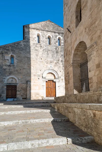 Italië Anagni Uitzicht Gevel Bell Toren Kelder Van Kathedraal — Stockfoto