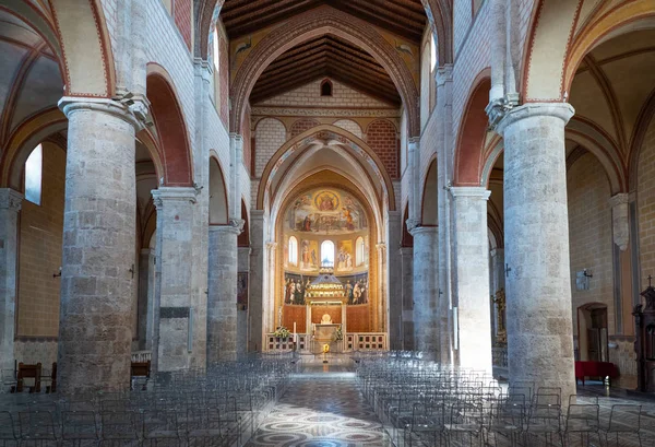 Anagni Italië April 2017 Het Schip Van Caehedral — Stockfoto