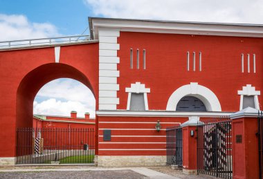 Rusya, St.Petersburg, St. Pater ve Paul fortress içinde askeri kışla
