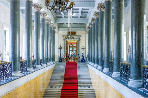 Saint Pétersbourg Russie Juillet 2013 Escalier Entrée Musée Ermitage — Photo