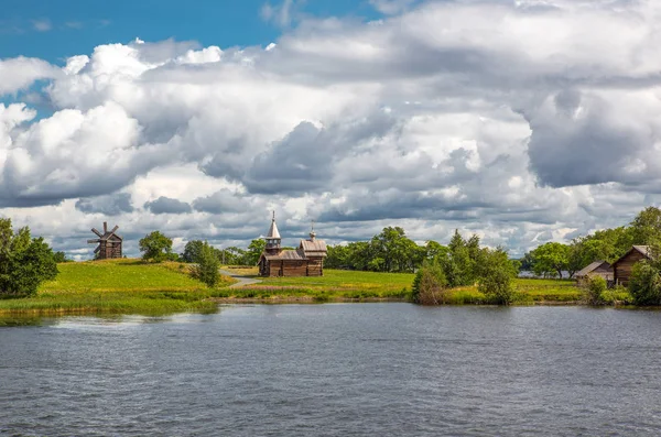 Russia Regione Della Carelia Isola Kishi Vista Dal Lago Onega — Foto Stock