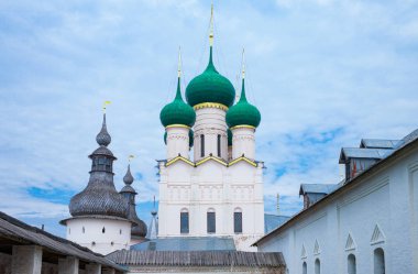 Rusya, Rostov. Kremlin Manastırı görünümünü