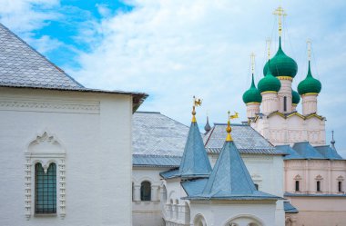 Rusya, Rostov. Kremlin Manastırı görünümünü