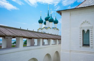 Rusya, Rostov. Kremlin Manastırı görünümünü
