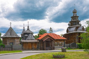 Rusya, Suzdal, köyün eski ahşap mimarileri