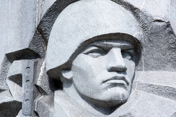 Yaroslavi Russia July 2013 Cathedral Square Detail Monument Memory War — Stock Photo, Image