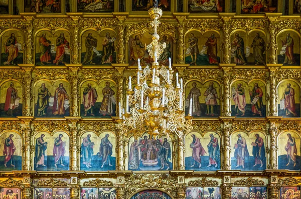 Uglitsch Rússia Julho 2013 Ícones Sagrados Catedral Trasfiguração — Fotografia de Stock