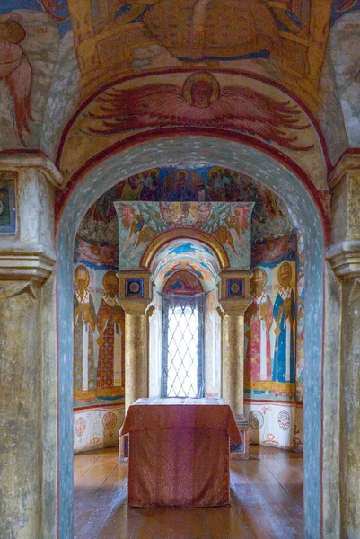 ロストフ クレムリン ロシア連邦 2015 救い主の教会の古代のフレスコ画 — ストック写真