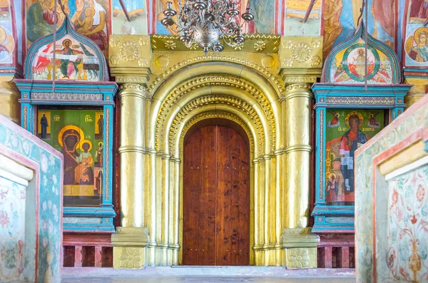 Rostov Rússia Junho 2015 Velhos Afrescos Igreja Salvador — Fotografia de Stock