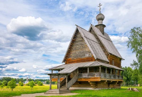 Falu Régi Architektúrák Suzdal Oroszország — Stock Fotó