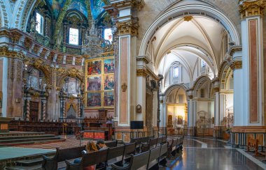 Valencia, İspanya - Octuber 14, 2016: Katedral Parsonage Şapel