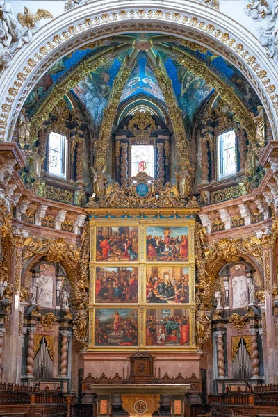 Валенсія Іспанія Octuber 2016 Вівтар Собору Каплиці Resurreccion — стокове фото