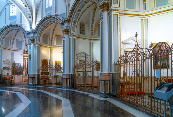 Valência Espanha Outubro 2016 Capelas Presbitério Catedral — Fotografia de Stock