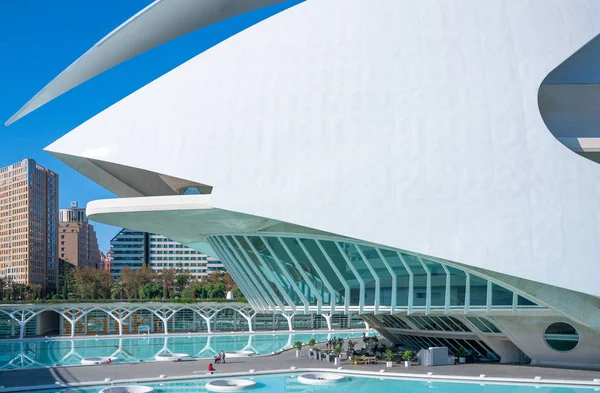 Valencia Hiszpania Octuber 2016 Miasto Sztuki Nauki Przez Architekta Calatrava — Zdjęcie stockowe