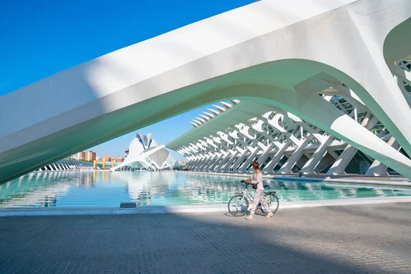 Valencia Spanien Octuber 2016 City Arts Sciences Arkitekten Calatrava Besökare — Stockfoto