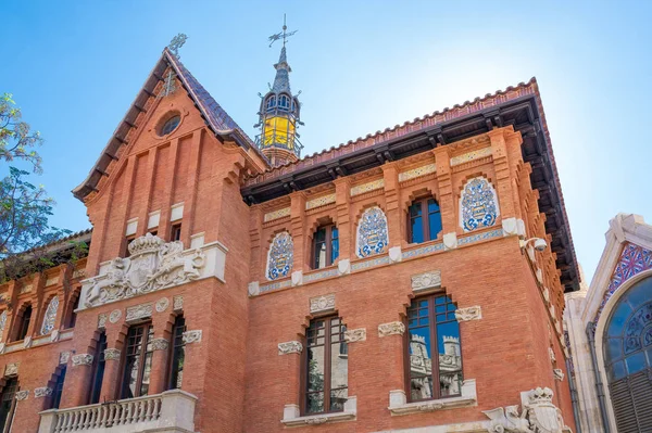 Valência Espanha Outubro 2016 Arquitetura Tradicional Edifício Escritórios Comércio — Fotografia de Stock