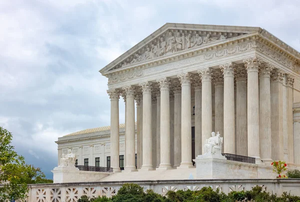 Eua Washington Arquitetura Estilo Clássico Supremo Tribunal Edifício — Fotografia de Stock