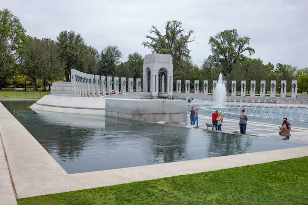 Washington Estados Unidos Octubre 2017 Memorial Segunda Guerra Mundial — Foto de Stock