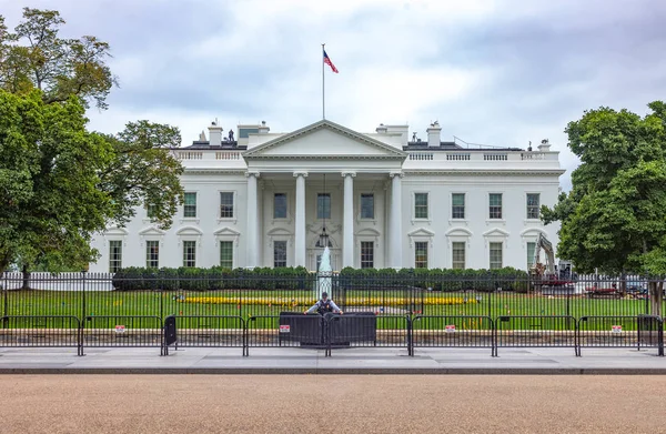 Washington Eua Outubro 2017 Instalações Segurança Vigilância Proteção Casa Branca — Fotografia de Stock