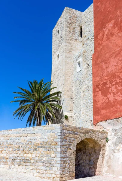 Balearic Islands Elvissa Ibiza Old Town Dalt Vila Ramparts Area — Stock Photo, Image