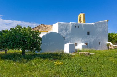 Balear Adaları, Ibiza, bucak kilise Santa Gertrudes Köyü