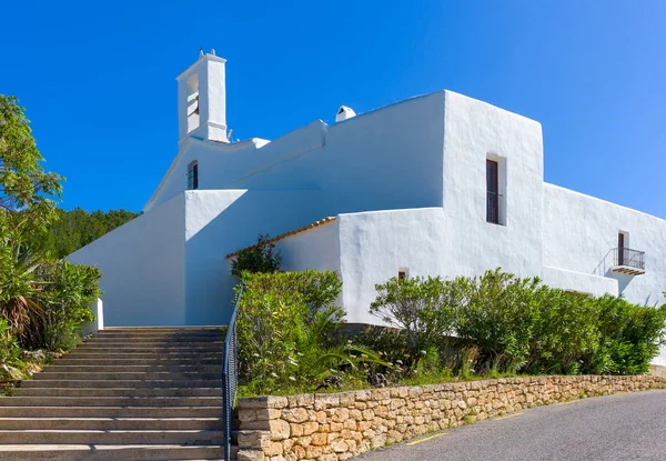 Balearic Islands Ibiza Parish Church Sant Llorenc Village — Stock Photo, Image